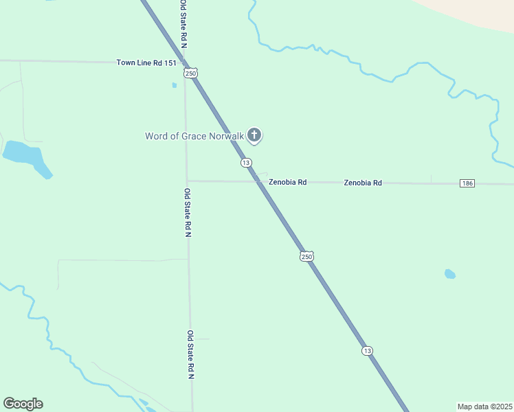 map of restaurants, bars, coffee shops, grocery stores, and more near 2429 U.S. 250 in Norwalk