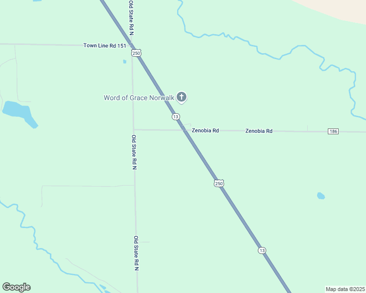 map of restaurants, bars, coffee shops, grocery stores, and more near 2429 U.S. 250 in Norwalk