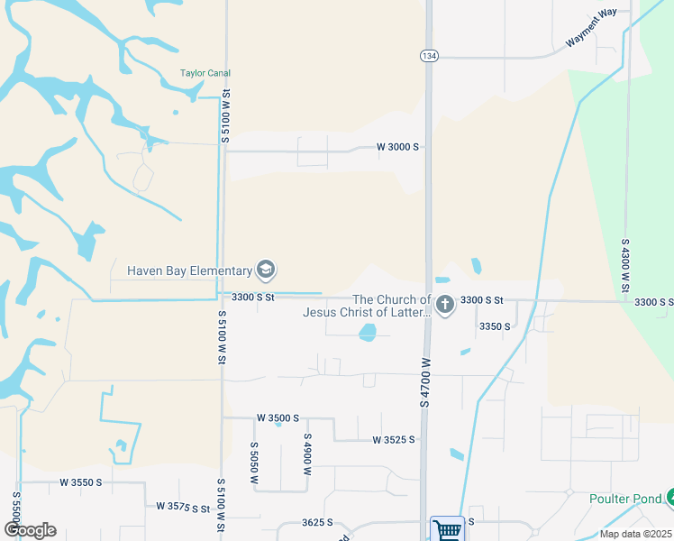 map of restaurants, bars, coffee shops, grocery stores, and more near 3243 South 4950 West in West Haven