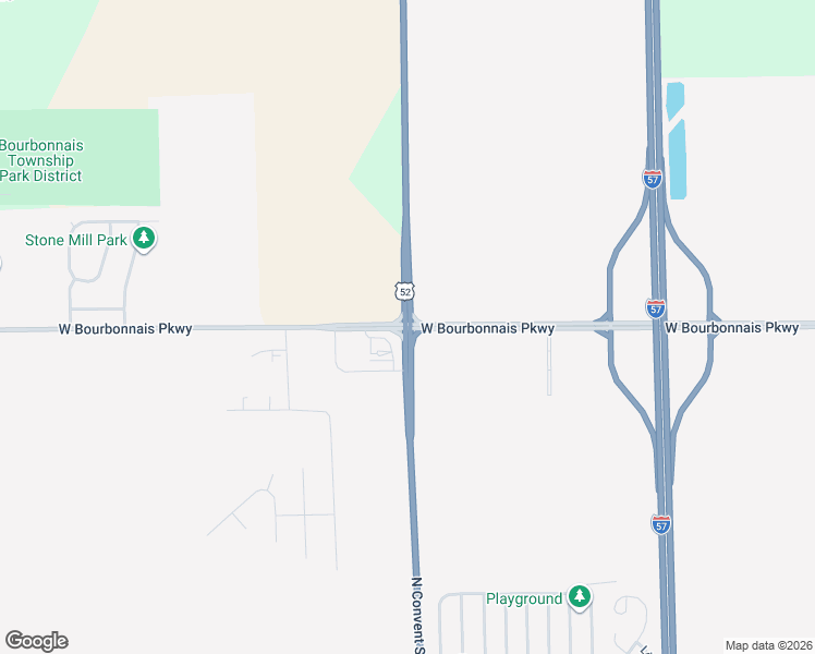 map of restaurants, bars, coffee shops, grocery stores, and more near 0 West Bourbonnais Parkway in Bourbonnais