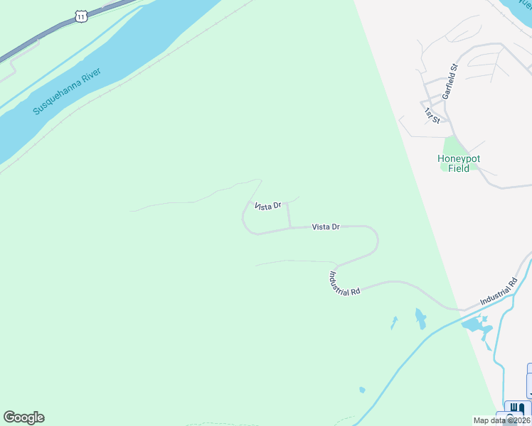 map of restaurants, bars, coffee shops, grocery stores, and more near 32L Vista Drive in Nanticoke