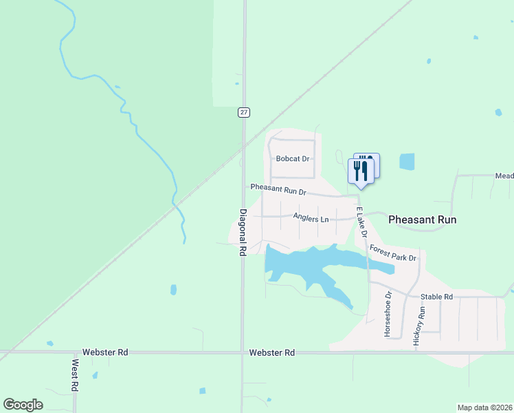 map of restaurants, bars, coffee shops, grocery stores, and more near 35 Sunset Drive in LaGrange