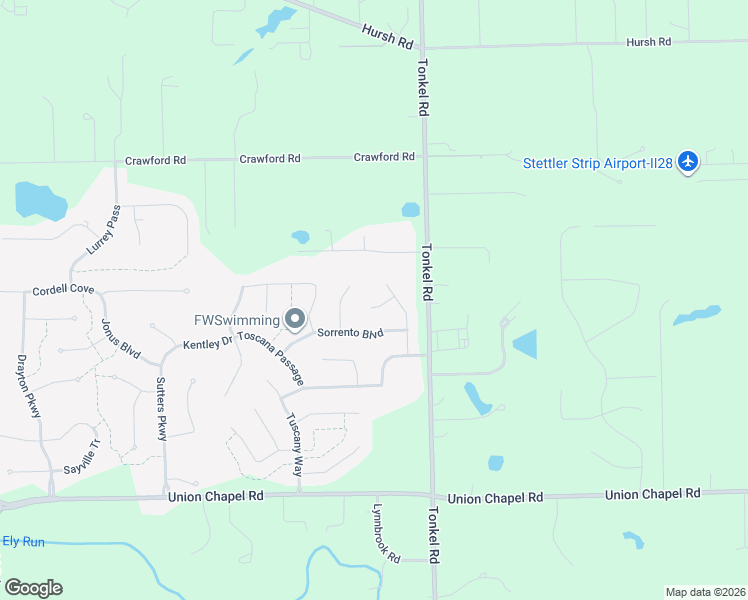 map of restaurants, bars, coffee shops, grocery stores, and more near 5315 San Giorgio Cove in Fort Wayne