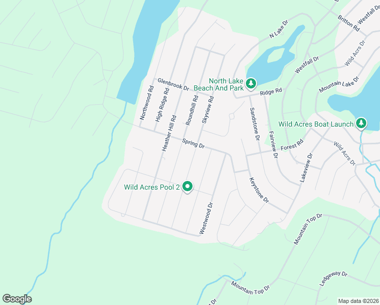 map of restaurants, bars, coffee shops, grocery stores, and more near 146 Roundhill Road in Dingmans Ferry