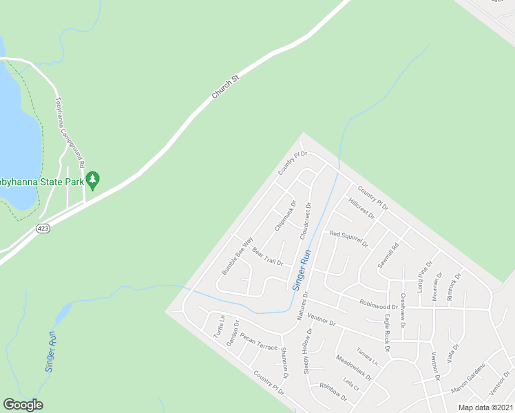 map of restaurants, bars, coffee shops, grocery stores, and more near 8727 Country Place Drive East in Monroe County