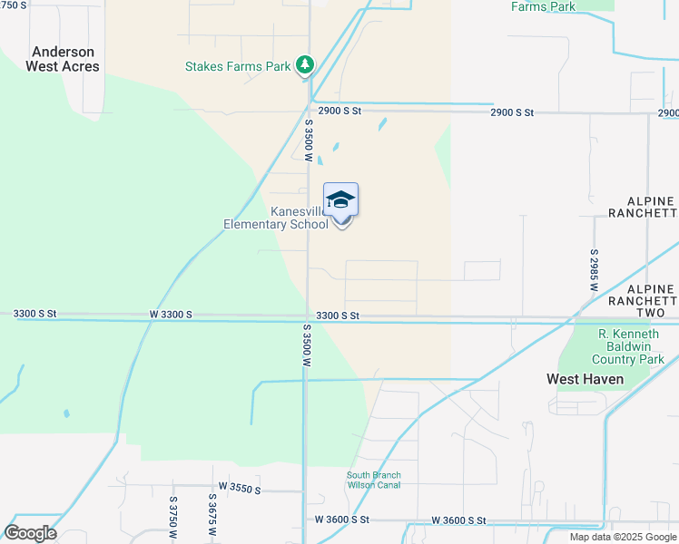 map of restaurants, bars, coffee shops, grocery stores, and more near 4972 West 3200 South in West Haven