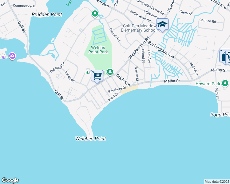 map of restaurants, bars, coffee shops, grocery stores, and more near 48 Milesfield Avenue in Milford