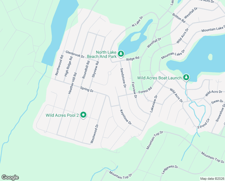 map of restaurants, bars, coffee shops, grocery stores, and more near 107 Keystone Ct in Dingmans Ferry