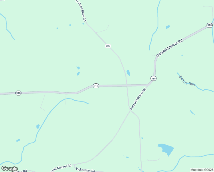 map of restaurants, bars, coffee shops, grocery stores, and more near 1099 Mercer West Middlesex Road in Mercer