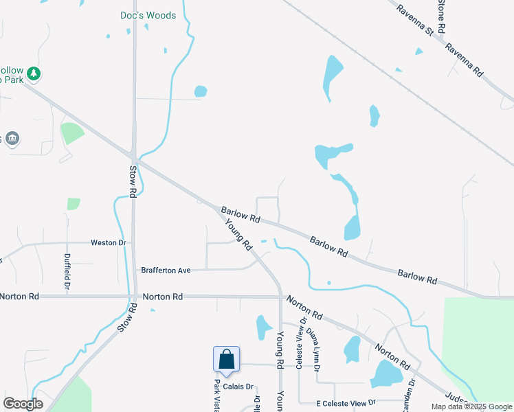 map of restaurants, bars, coffee shops, grocery stores, and more near 2629 Sandstone Path in Hudson