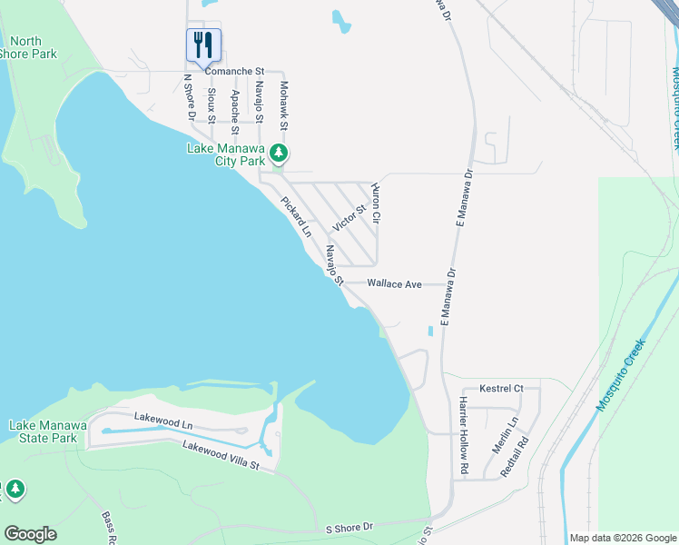 map of restaurants, bars, coffee shops, grocery stores, and more near 63 Pickard Lane in Council Bluffs