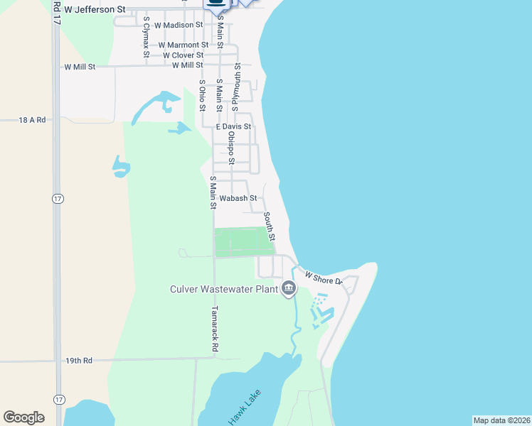 map of restaurants, bars, coffee shops, grocery stores, and more near 1101 South Street in Culver