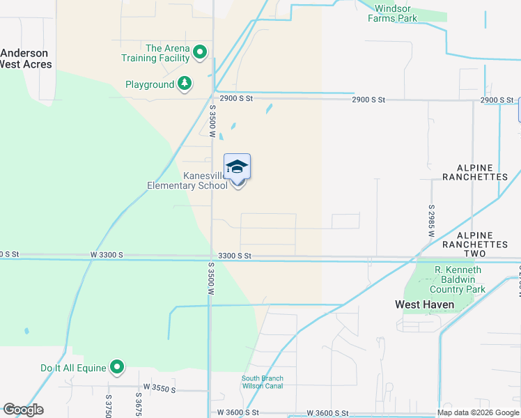 map of restaurants, bars, coffee shops, grocery stores, and more near 3398 West 3175 South in Ogden