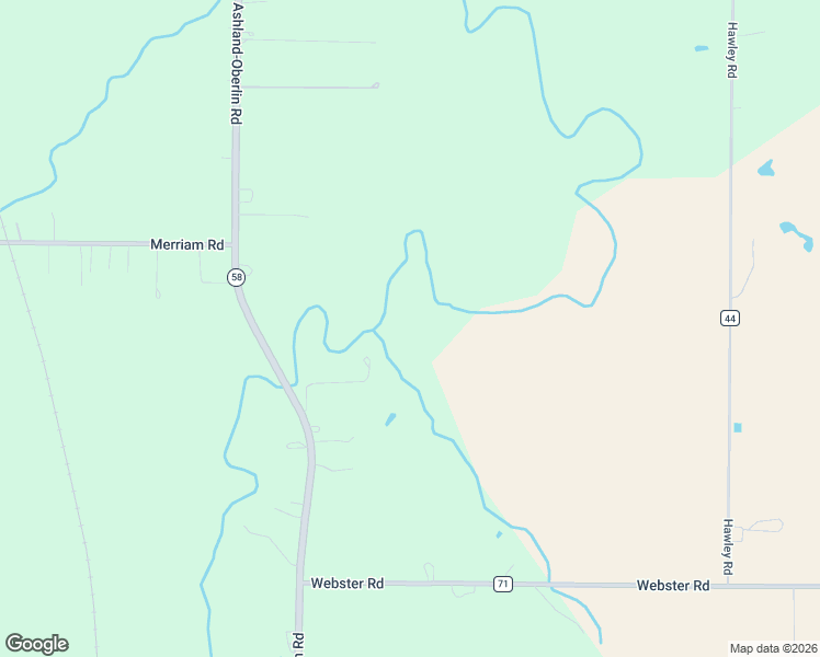 map of restaurants, bars, coffee shops, grocery stores, and more near 18985 Ohio 58 in Wellington