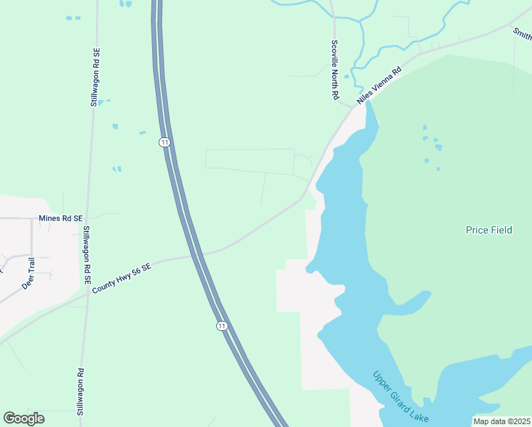 map of restaurants, bars, coffee shops, grocery stores, and more near 1356 Niles Vienna Road in Niles