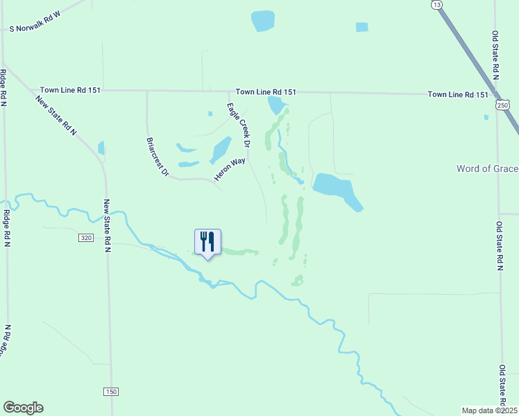 map of restaurants, bars, coffee shops, grocery stores, and more near 29 Eagle Creek Drive in Norwalk