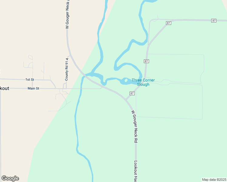 map of restaurants, bars, coffee shops, grocery stores, and more near Lookout Hackamore Road in Lookout