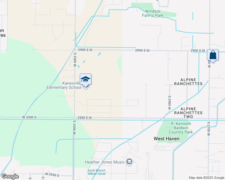 map of restaurants, bars, coffee shops, grocery stores, and more near 3130 South 3300 West in Ogden
