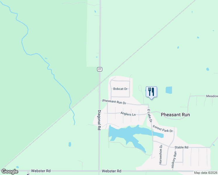 map of restaurants, bars, coffee shops, grocery stores, and more near 560 Mountain Lion Drive in LaGrange