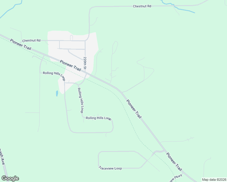 map of restaurants, bars, coffee shops, grocery stores, and more near 22205 Pioneer Trail in Council Bluffs