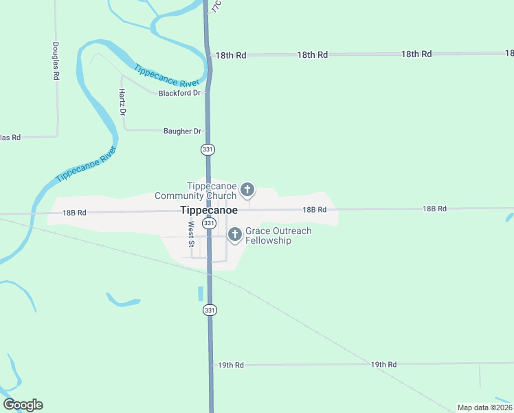 map of restaurants, bars, coffee shops, grocery stores, and more near 2880 Main Street in Tippecanoe
