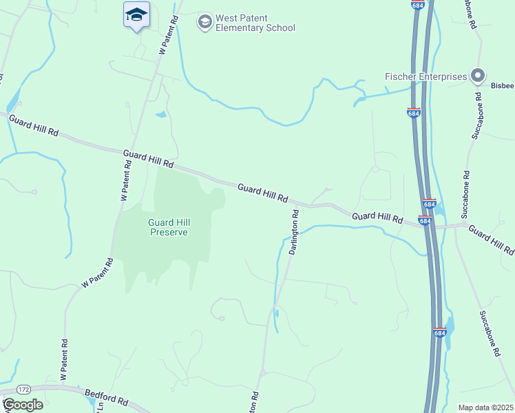 map of restaurants, bars, coffee shops, grocery stores, and more near 187 Guard Hill Road in Mount Kisco