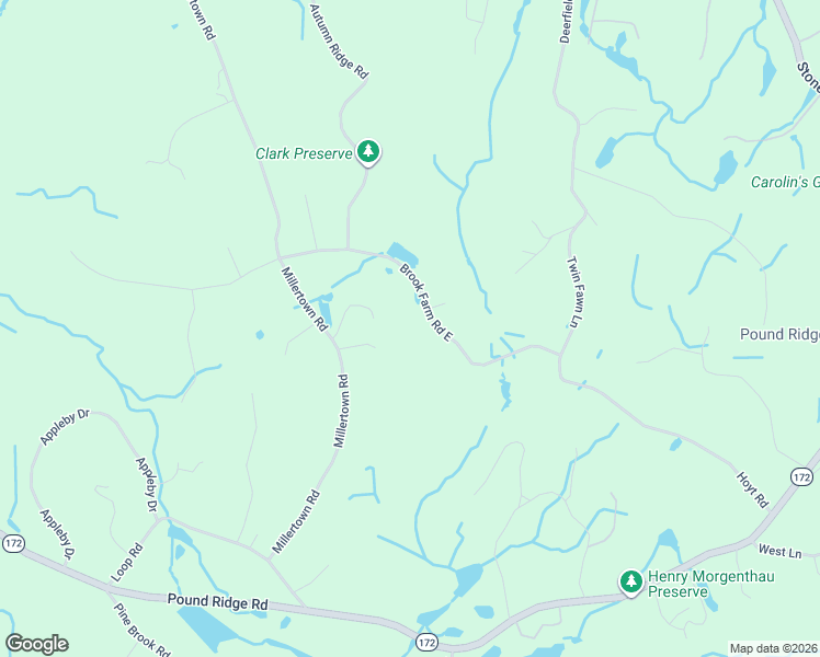 map of restaurants, bars, coffee shops, grocery stores, and more near 132 Brook Farm Road East in Bedford