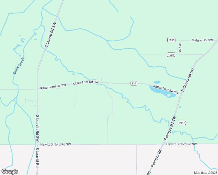 map of restaurants, bars, coffee shops, grocery stores, and more near 3773 Kibler Toot Road Southwest in Warren