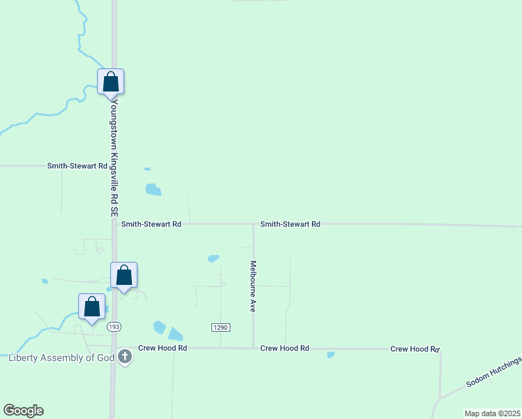 map of restaurants, bars, coffee shops, grocery stores, and more near 4537 Smith-Stewart Road in Vienna