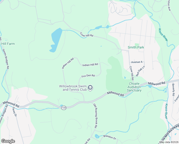 map of restaurants, bars, coffee shops, grocery stores, and more near 33 Fox Den Road in Mount Kisco