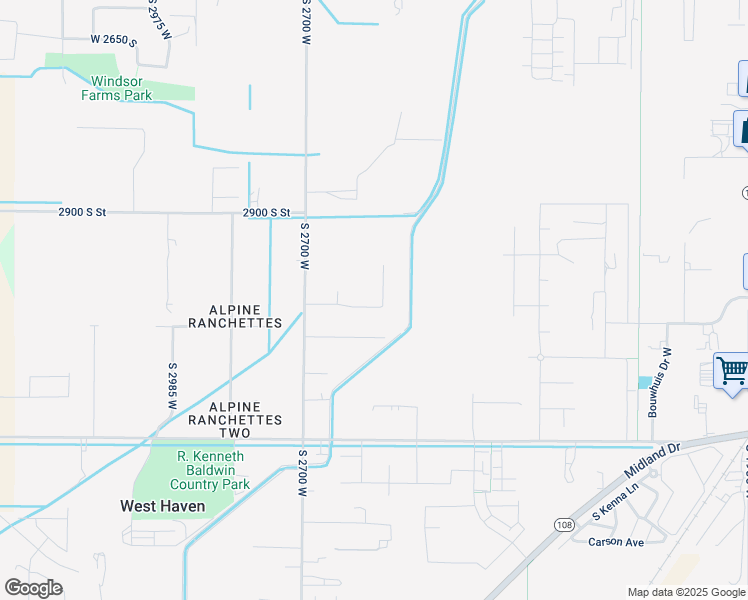 map of restaurants, bars, coffee shops, grocery stores, and more near 3351 South 2550 West in West Haven