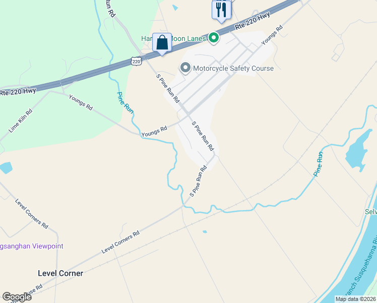 map of restaurants, bars, coffee shops, grocery stores, and more near 578 South Pine Run Road in Linden