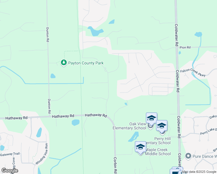 map of restaurants, bars, coffee shops, grocery stores, and more near Aslan Passage in Allen County