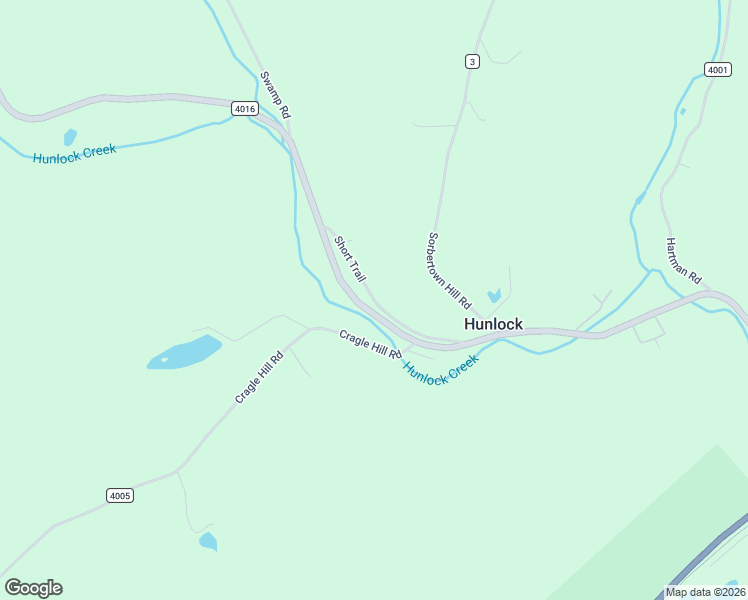 map of restaurants, bars, coffee shops, grocery stores, and more near Short Trail in Luzerne