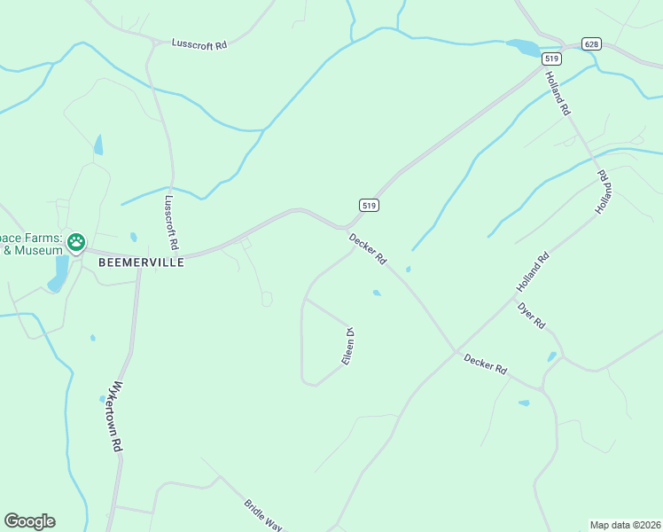 map of restaurants, bars, coffee shops, grocery stores, and more near 6 Eileen Drive in Wantage