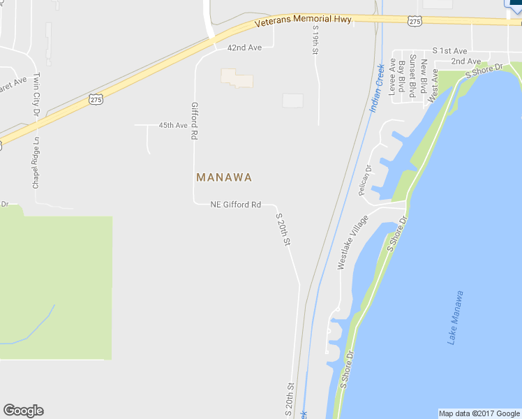 map of restaurants, bars, coffee shops, grocery stores, and more near 4819 Gifford Road in Council Bluffs