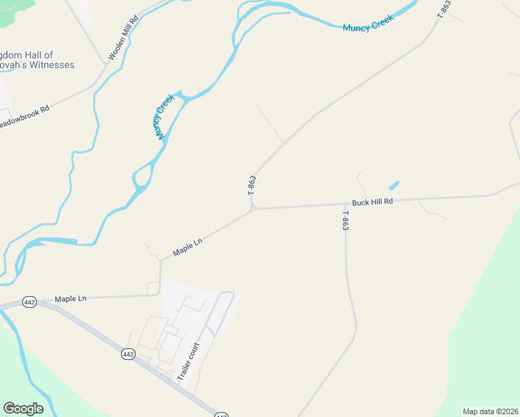 map of restaurants, bars, coffee shops, grocery stores, and more near 2000 Clarkstown Road in Muncy