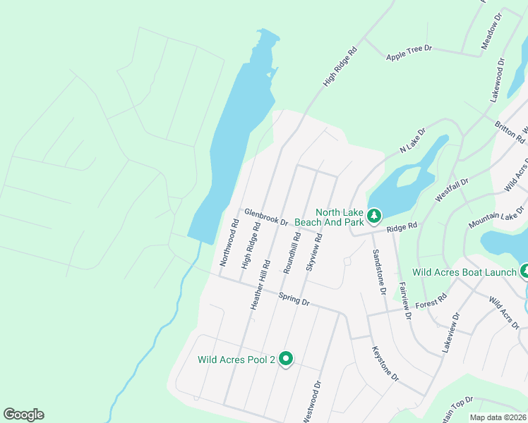 map of restaurants, bars, coffee shops, grocery stores, and more near Glenbrook Dr in Dingmans Ferry