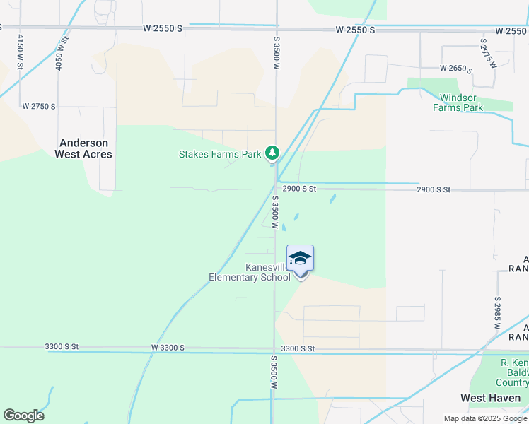 map of restaurants, bars, coffee shops, grocery stores, and more near 3001 South 3500 West in Hooper