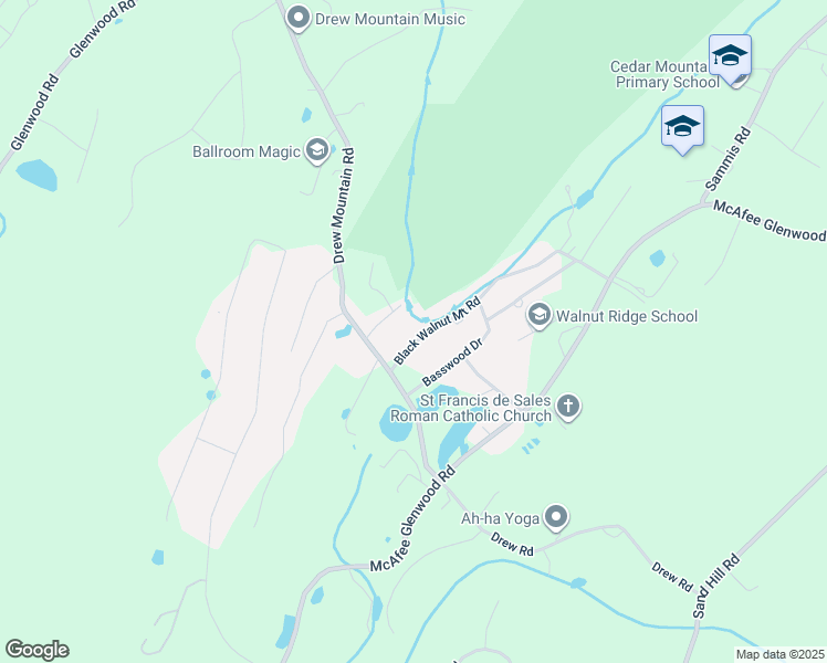 map of restaurants, bars, coffee shops, grocery stores, and more near 5 Black Walnut Mount Road in Sussex