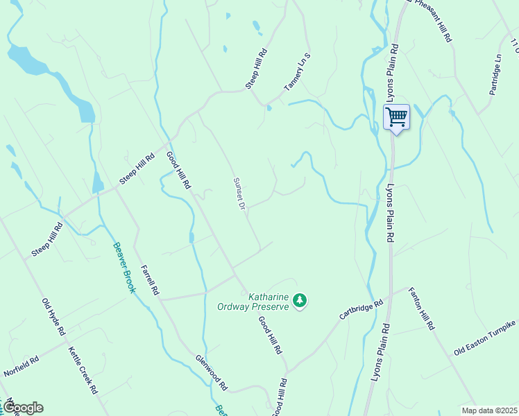 map of restaurants, bars, coffee shops, grocery stores, and more near 9 Forest Road in Weston