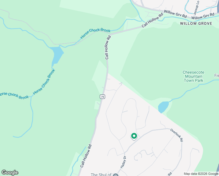 map of restaurants, bars, coffee shops, grocery stores, and more near 5 North Circle in Stony Point
