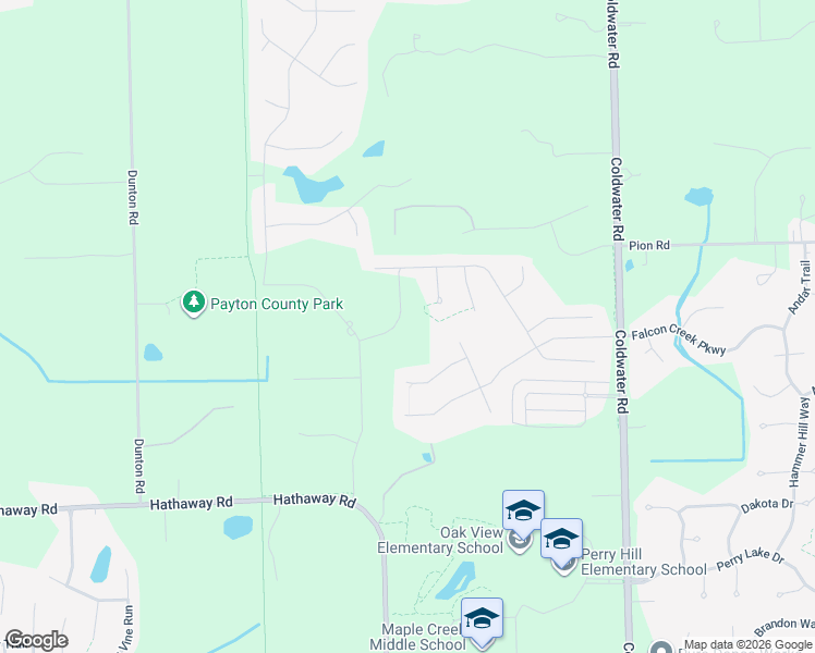 map of restaurants, bars, coffee shops, grocery stores, and more near Aloes Passage in Fort Wayne