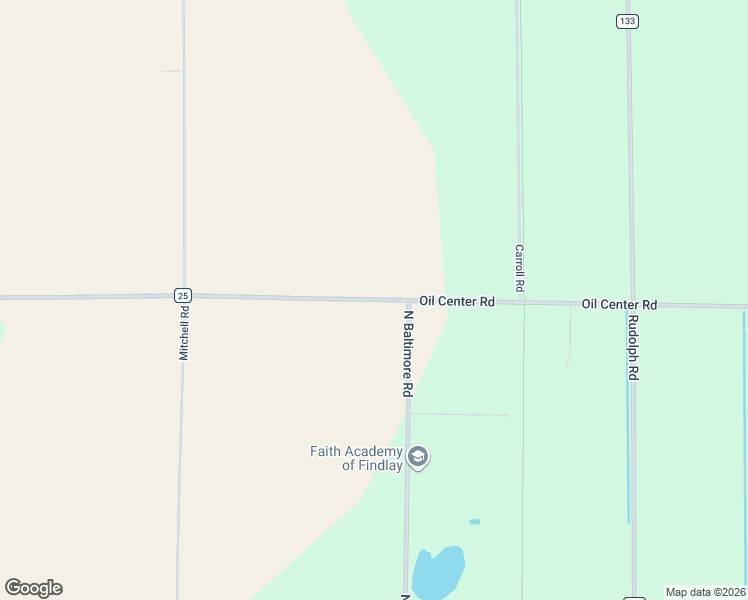 map of restaurants, bars, coffee shops, grocery stores, and more near 14570 Oil Center Road in North Baltimore