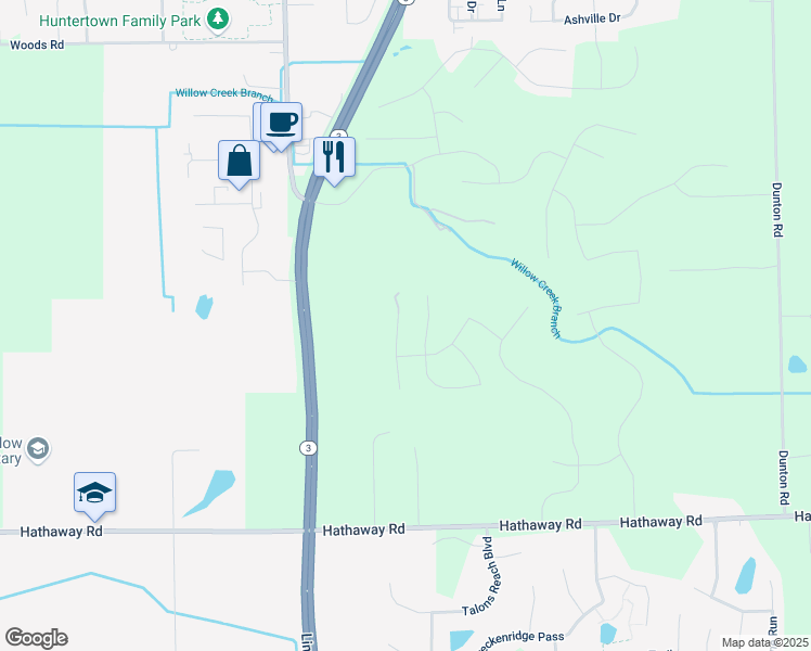map of restaurants, bars, coffee shops, grocery stores, and more near 13928 Lima Rd in Fort Wayne
