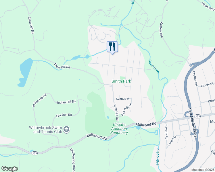 map of restaurants, bars, coffee shops, grocery stores, and more near 37 Height Street in Mount Kisco