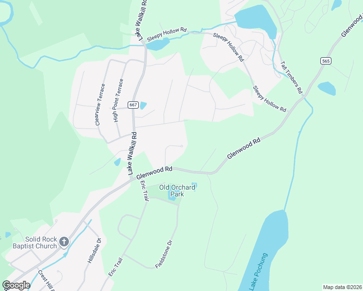 map of restaurants, bars, coffee shops, grocery stores, and more near 11 Apple Ridge Road in Sussex