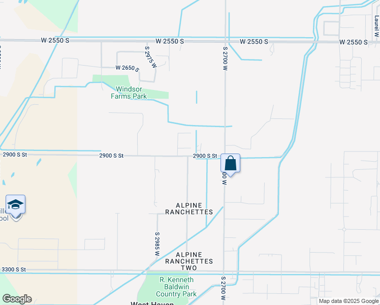 map of restaurants, bars, coffee shops, grocery stores, and more near 2837 West 2875 South in Ogden