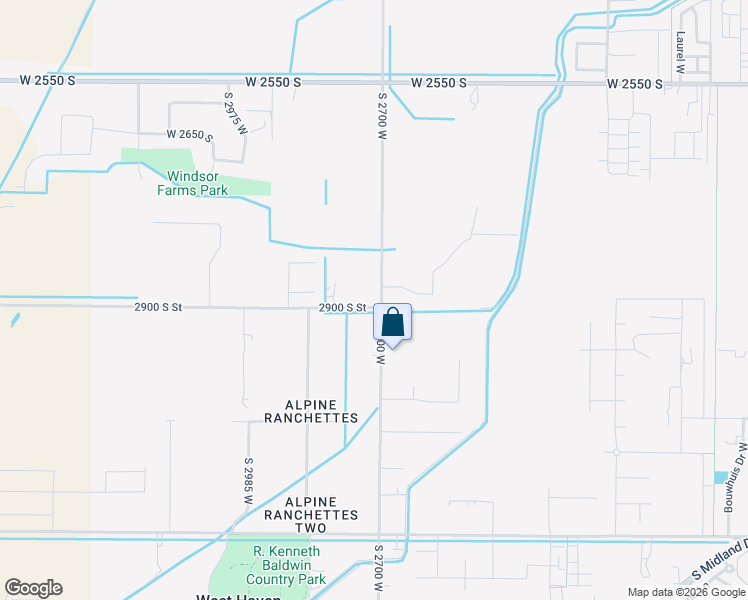 map of restaurants, bars, coffee shops, grocery stores, and more near 2883 South 2700 West in West Haven