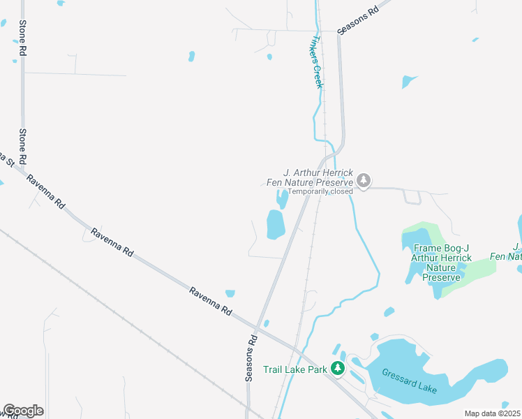 map of restaurants, bars, coffee shops, grocery stores, and more near 8121 Seasons Rd in Streetsboro